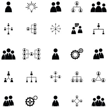 ekip çalışması Icon set