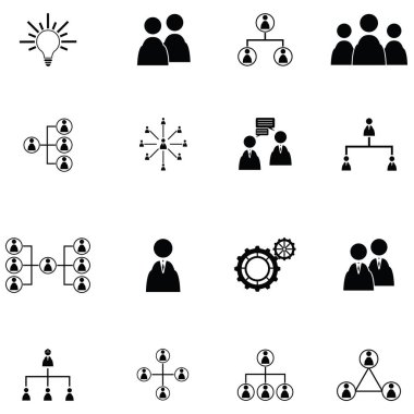 ekip çalışması Icon set