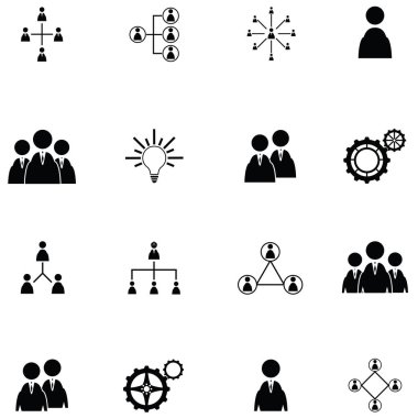 ekip çalışması Icon set