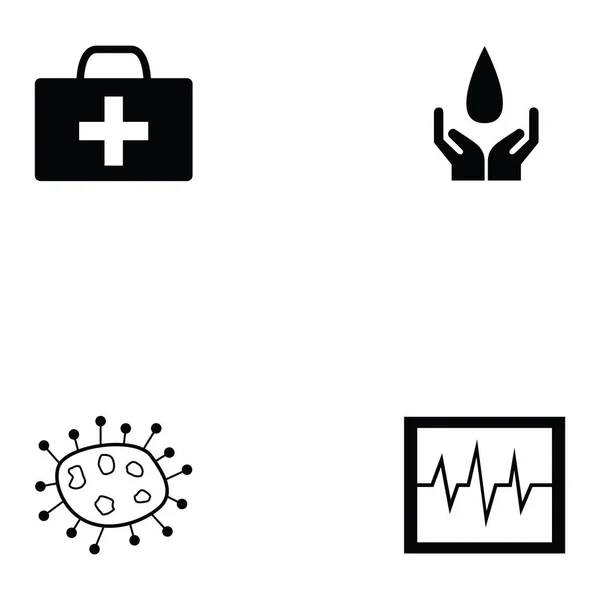 Set di icone di salute — Vettoriale Stock