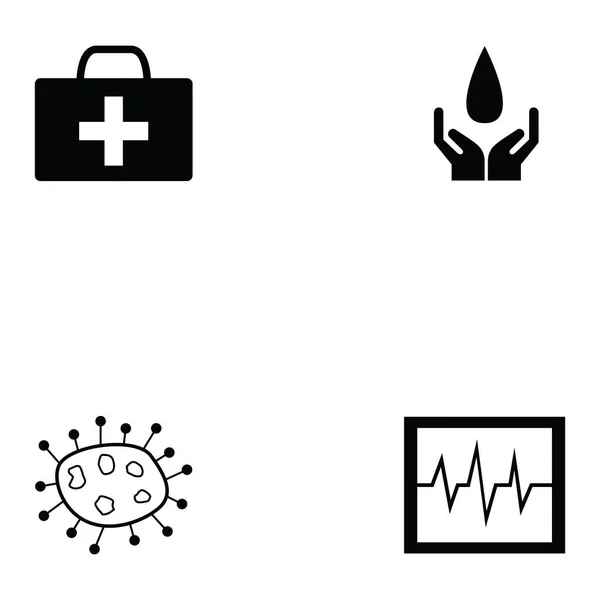 Conjunto de iconos de salud — Archivo Imágenes Vectoriales