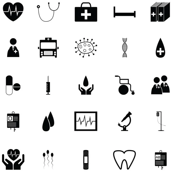 Santé icône ensemble — Image vectorielle