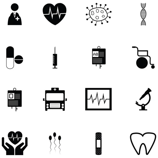 Santé icône ensemble — Image vectorielle