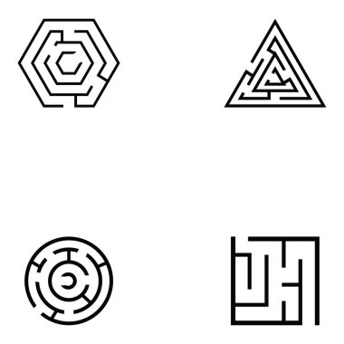 Labirent Icon set