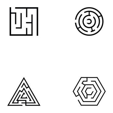 Labirent Icon set