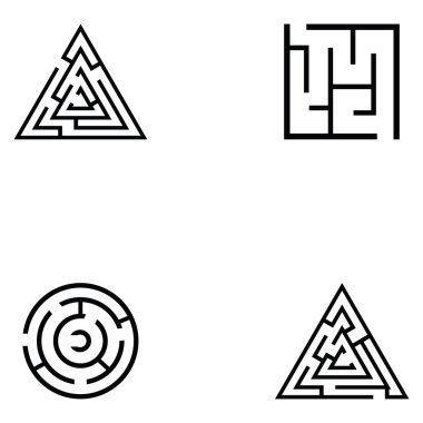 Labirent Icon set