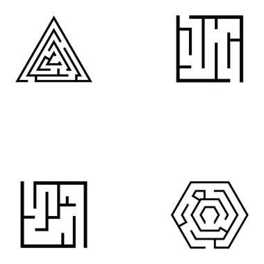 Labirent Icon set