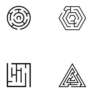 Labirent Icon set