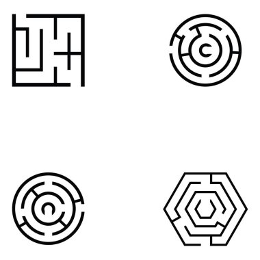Labirent Icon set