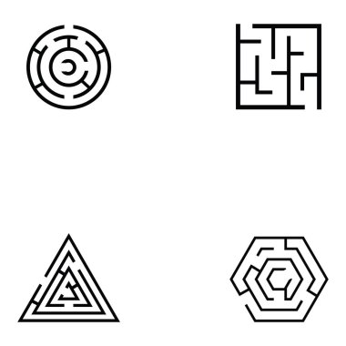 Labirent Icon set