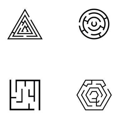 Labirent Icon set