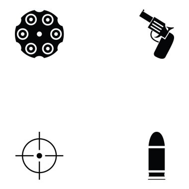 çekim aralığı Icon set
