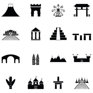 Dünya simge simge seti