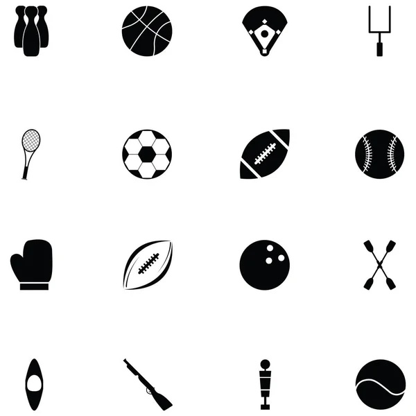 Juego de iconos deportivos — Archivo Imágenes Vectoriales
