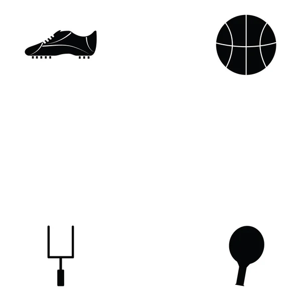 Ensemble d'icônes sport — Image vectorielle