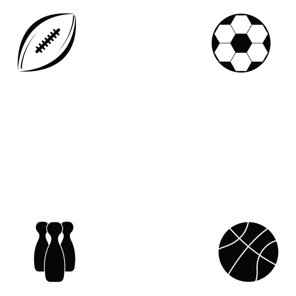 Sport icon set — Stock Vector