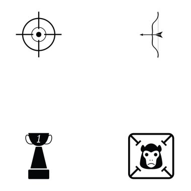 Okçuluk Icon set