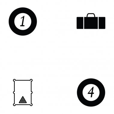 Bilardo Icon set