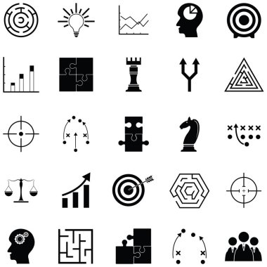 Strateji Icon set