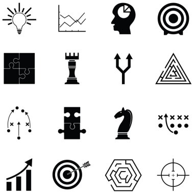 Strateji Icon set