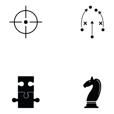 Strateji Icon set