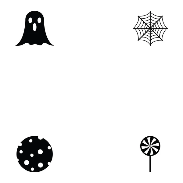 Symbolset zu Halloween — Stockvektor