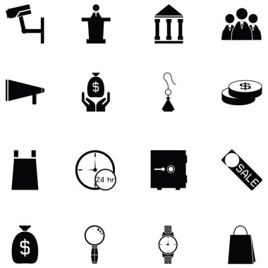 açık artırma Icon set