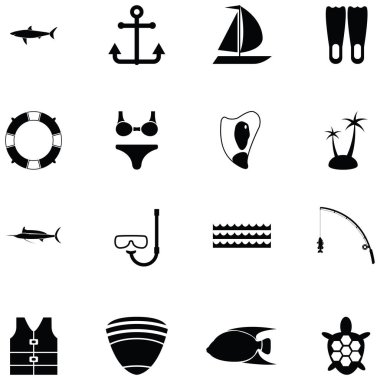 Dalış Icon set