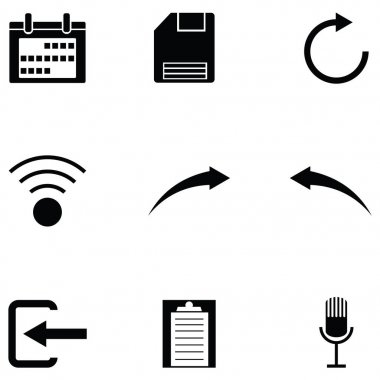 araç çubuğu simge seti