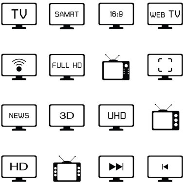 TV Icon set
