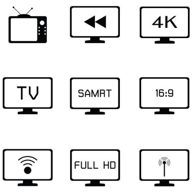 TV Icon set