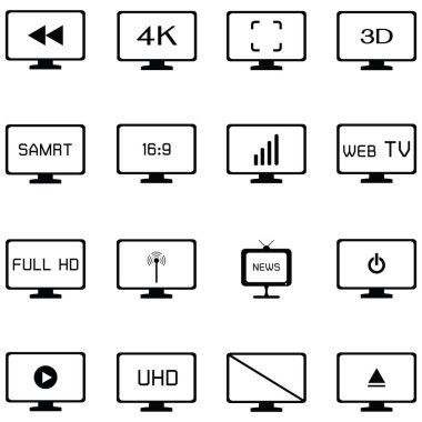 TV Icon set