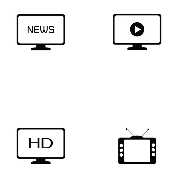 Τηλεόραση Ορισμόςεικονιδίου — Διανυσματικό Αρχείο