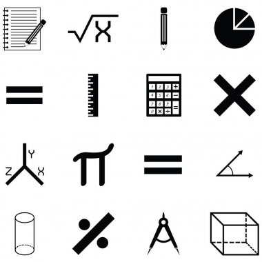 Matematik Icon set