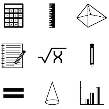Matematik Icon set