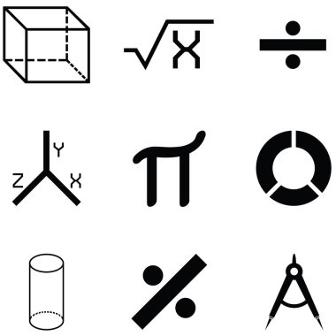 Matematik Icon set