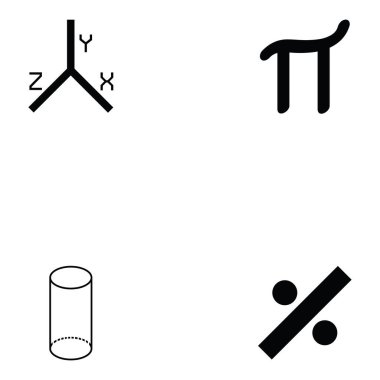Matematik Icon set