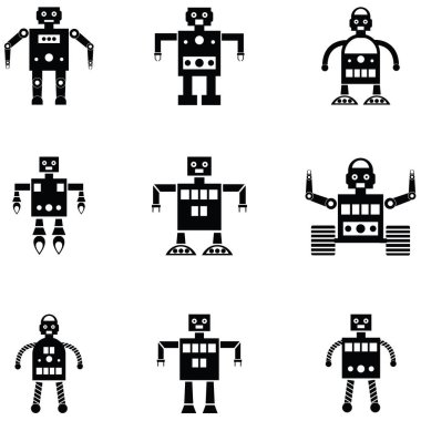 Robot simge seti