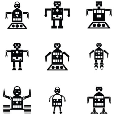 Robot simge seti