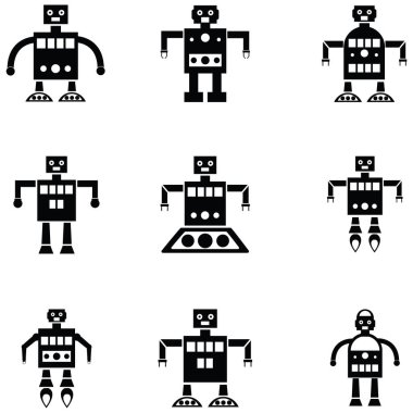 Robot simge seti