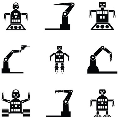 Robot simge seti