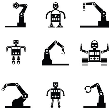 Robot simge seti