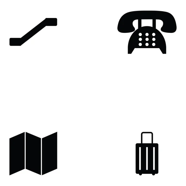 Luchthaven pictogrammenset — Stockvector