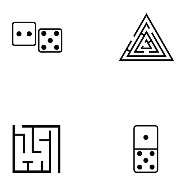 Juego icono conjunto — Archivo Imágenes Vectoriales