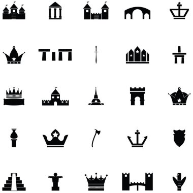 Arkeoloji Icon set