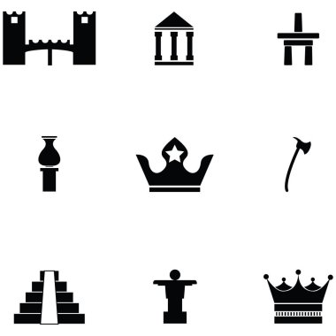 Arkeoloji Icon set