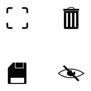 Fotoğraf simge seti