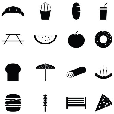 Piknik Icon Set