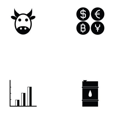 Menkul Kıymetler Borsası Icon set