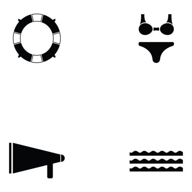 yüzmek Icon set